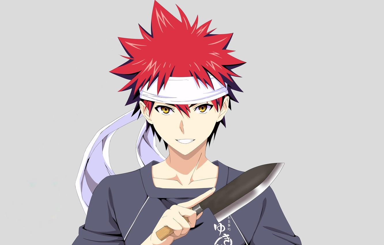 Anime guy with red hair